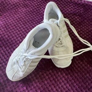 Child’s Adidas cheer shoes, size 13